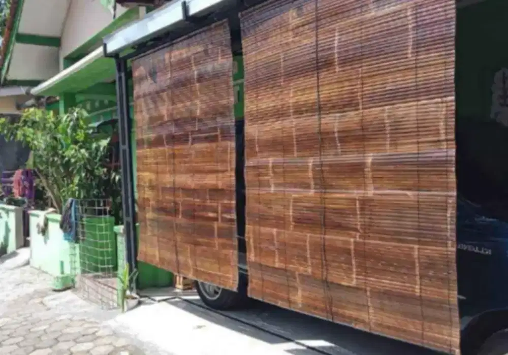 tirai bambu wulung hitam