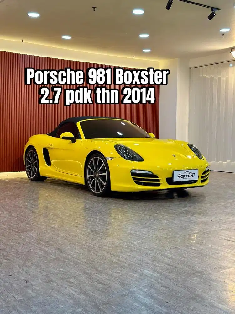 Porsche 981 Boxster 2.7 PDK 2014