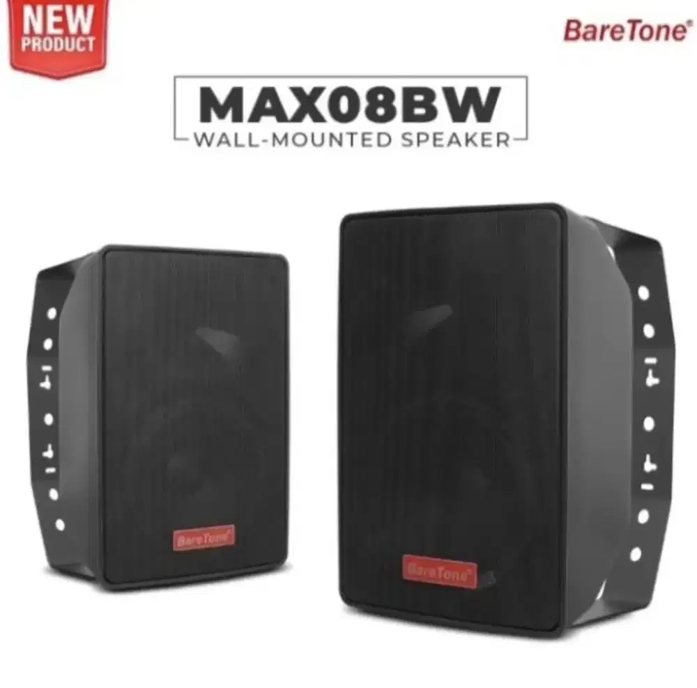 Speaker pasif baretone max08bw max 08 bw original resmi