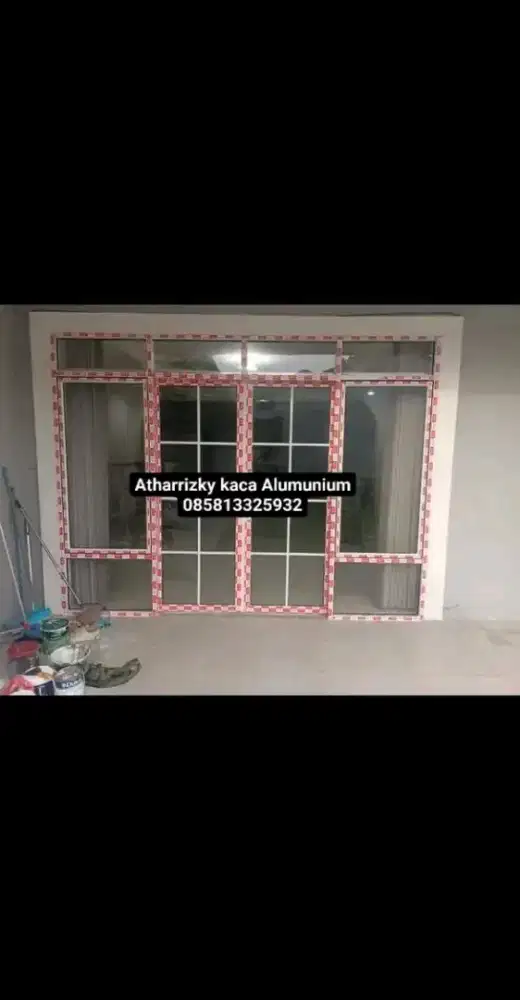 Partisi sekat kaca, Pintu Sliding door