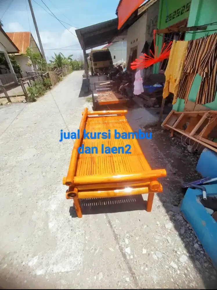 Jual bale bale bambu tangga kayu tirai gulung dan laen2