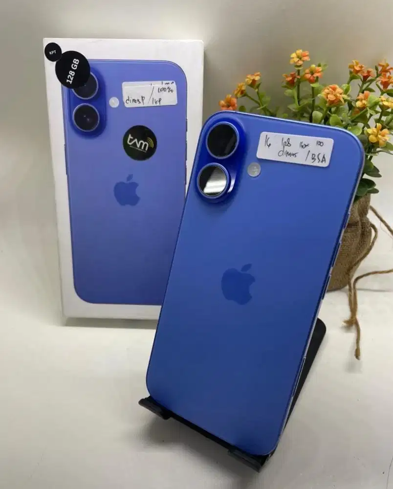 iPhone 16, 128GB, iBox, ULTRAMARINE (2 unit), BH 100%