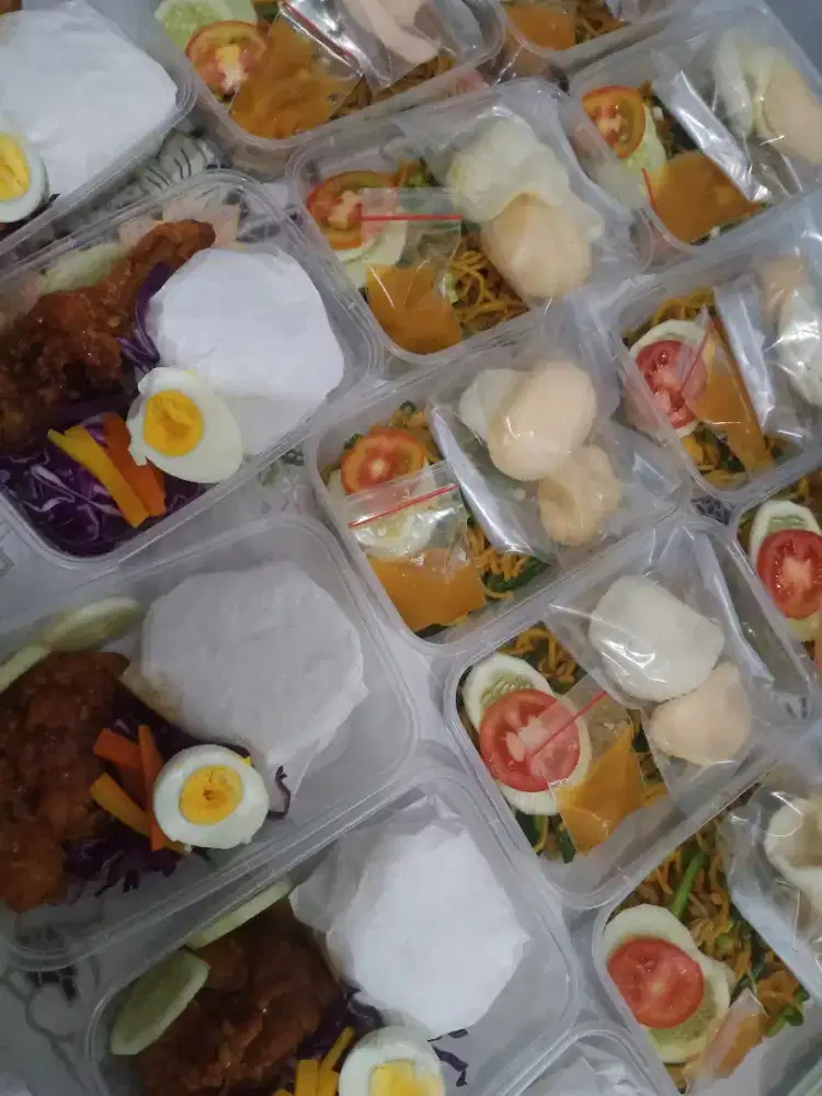 Catering besar kecil, nasi kotak, bekal sekolah