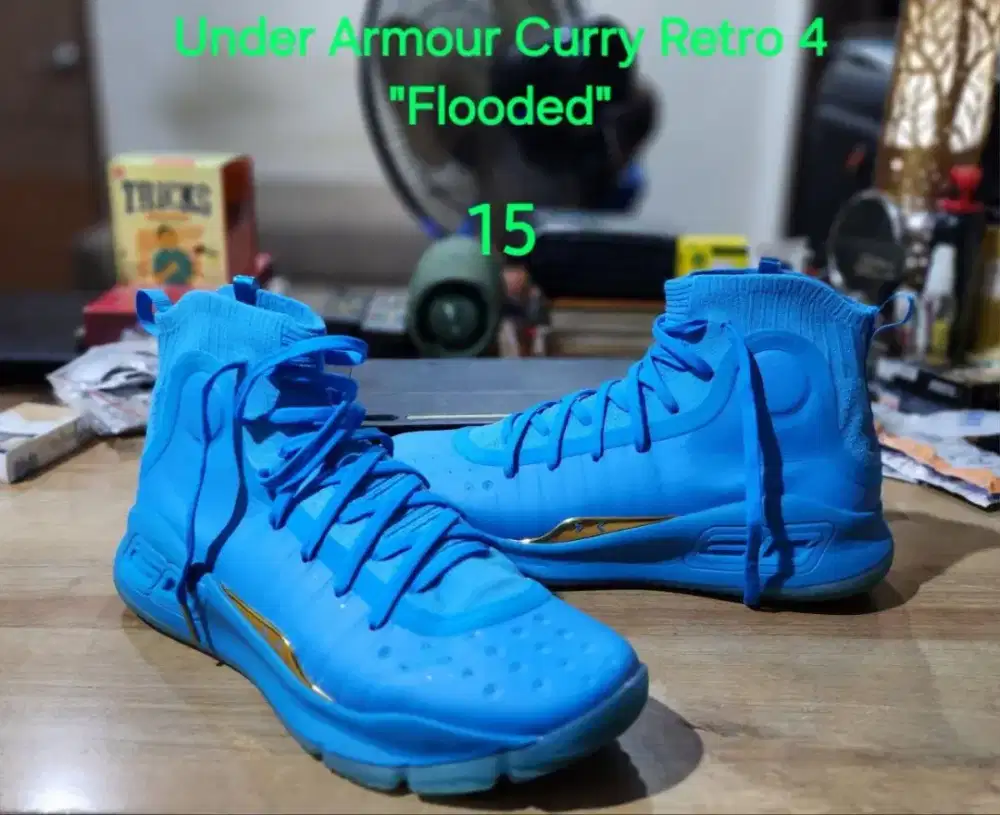 Sepatu Under Armour Curry Retro 4 Flooded