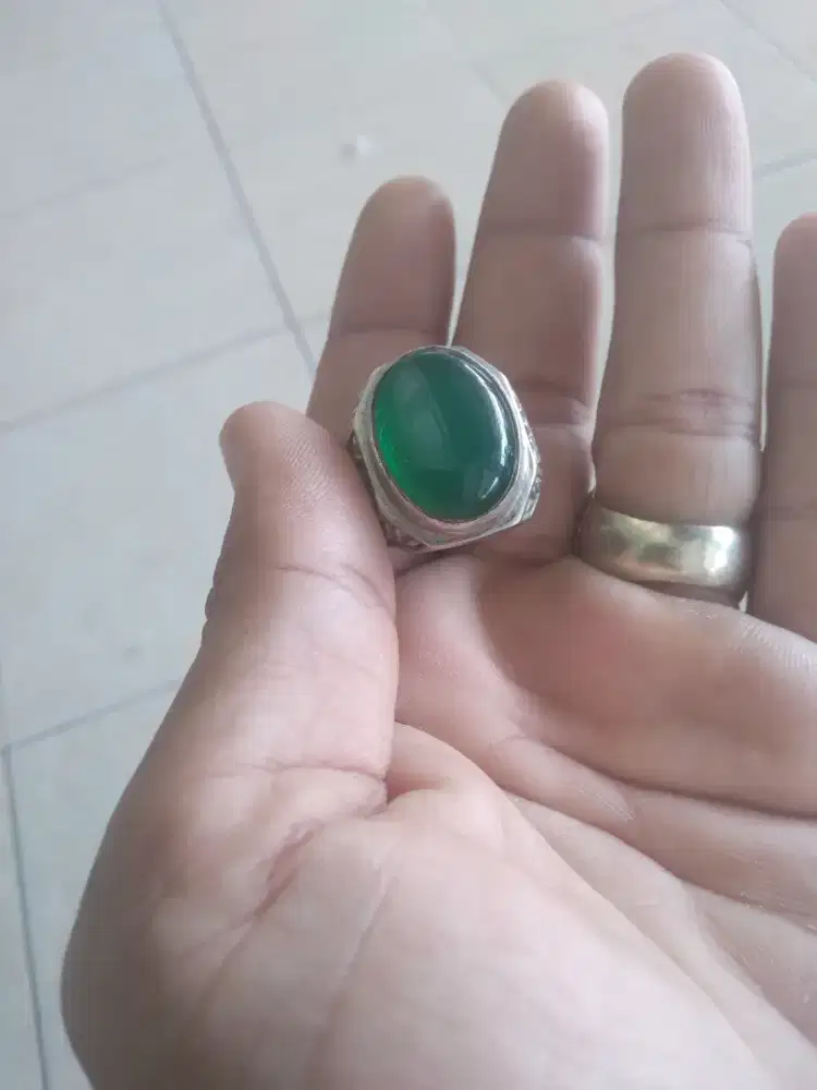 Batu hijau Garut natural 100% no treadmen apapun giwang kualitas AAAAA