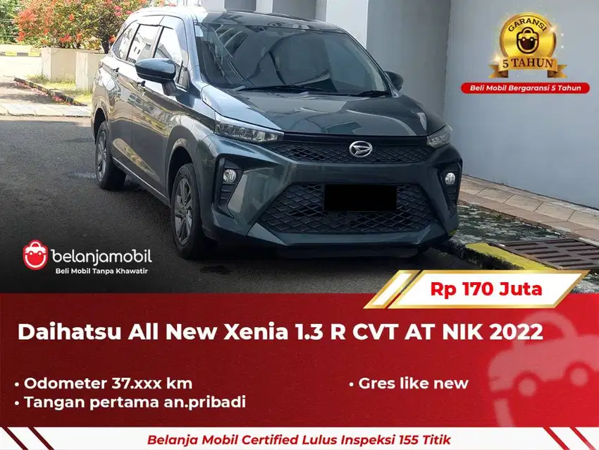 [ GARANSI 5TH ] Daihatsu All New Xenia 1.3 R CVT AT 2022/2023