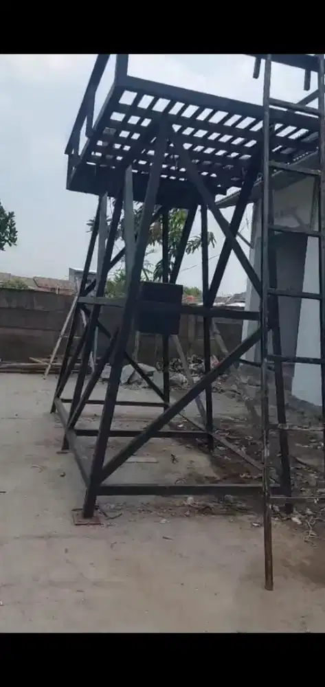 TIANG TOREN AIR KOKOH 2X 3000 ltr