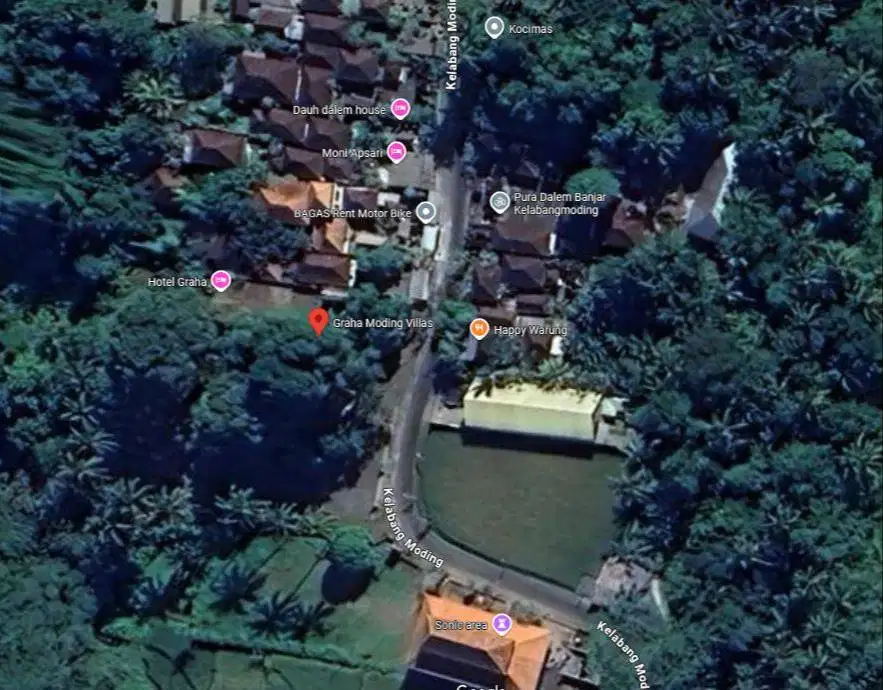 Dijual Tanah Jalan Kelabang Moding Graha Moding Ubud Bali
