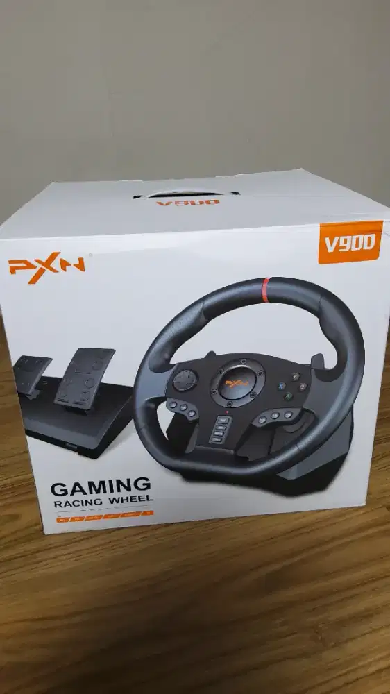 Steering Wheel Gaming PXN V900 untuk  PS3, PS4, XBOX, PC