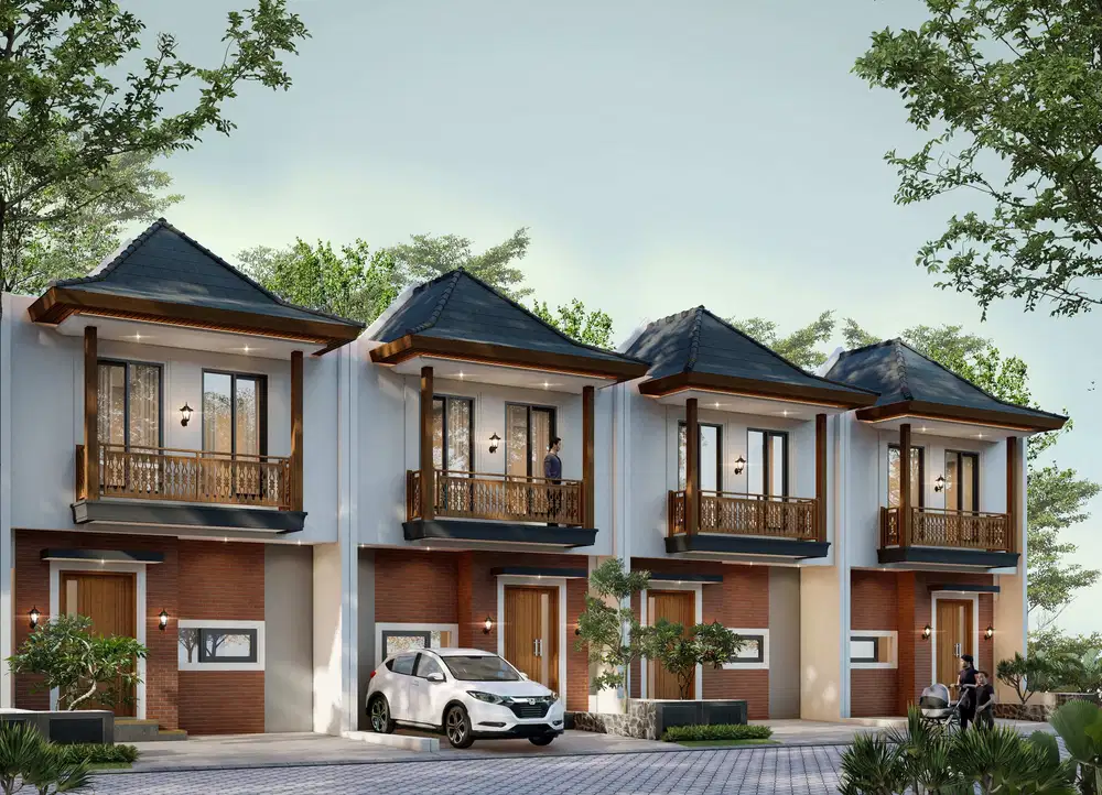 RUMAH VILLA 3 LANTAI VIEW PEGUNUNGAN INDAH SEBELAH JALAN RAYA