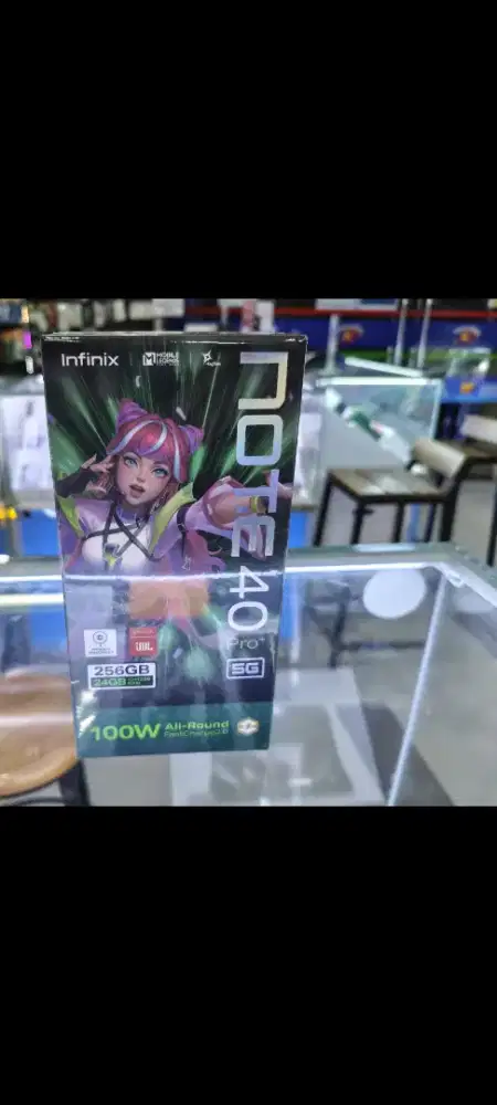 Infinix note 40 pro plus 5G ram 12gb layar lengkung + wireless charger