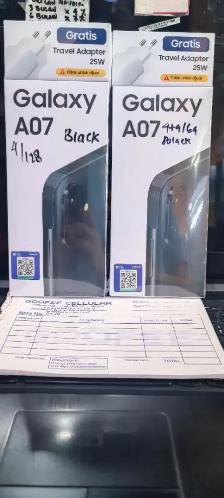 Samsung A07 Ram 4/64, 4/128, 6/128 & 8/256 GB Resmi