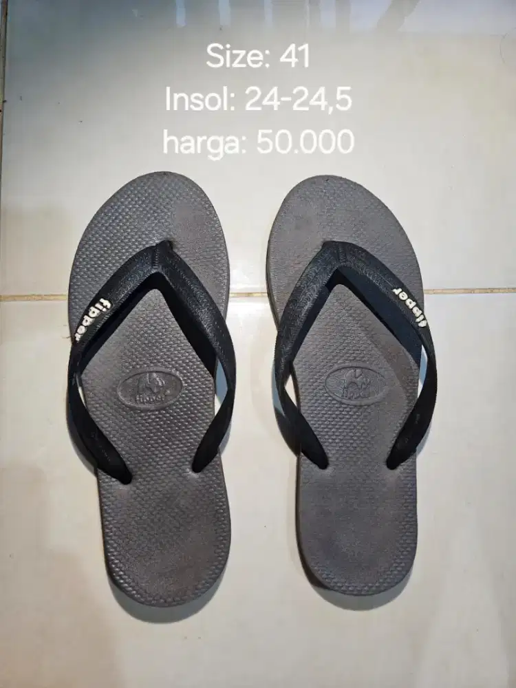 Dijual sandal FIPPER warna coklat