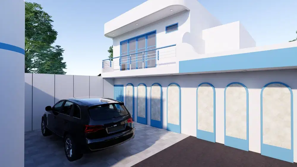 PRESALE ST TAVIA 4 VILLA, GAYA SANTORINI DEKAT PANTAI MELASTI FOR SALE