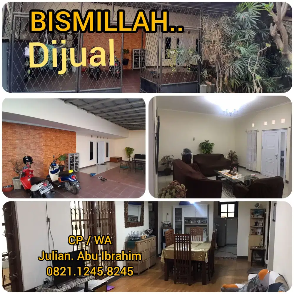 Rumah Luas 1 Lantai Siap Huni LB.300 LT.386 Dekat Tol Ciledug &  Joglo