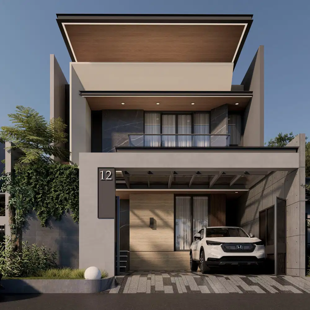 RUMAH BARU BERGAYA KONTEMPORER  TROPIS DI KENCANA LOKA BSD CITY