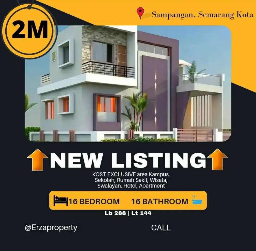 Dijual Kos Exclusive Smarthome dekat RS KARIADI