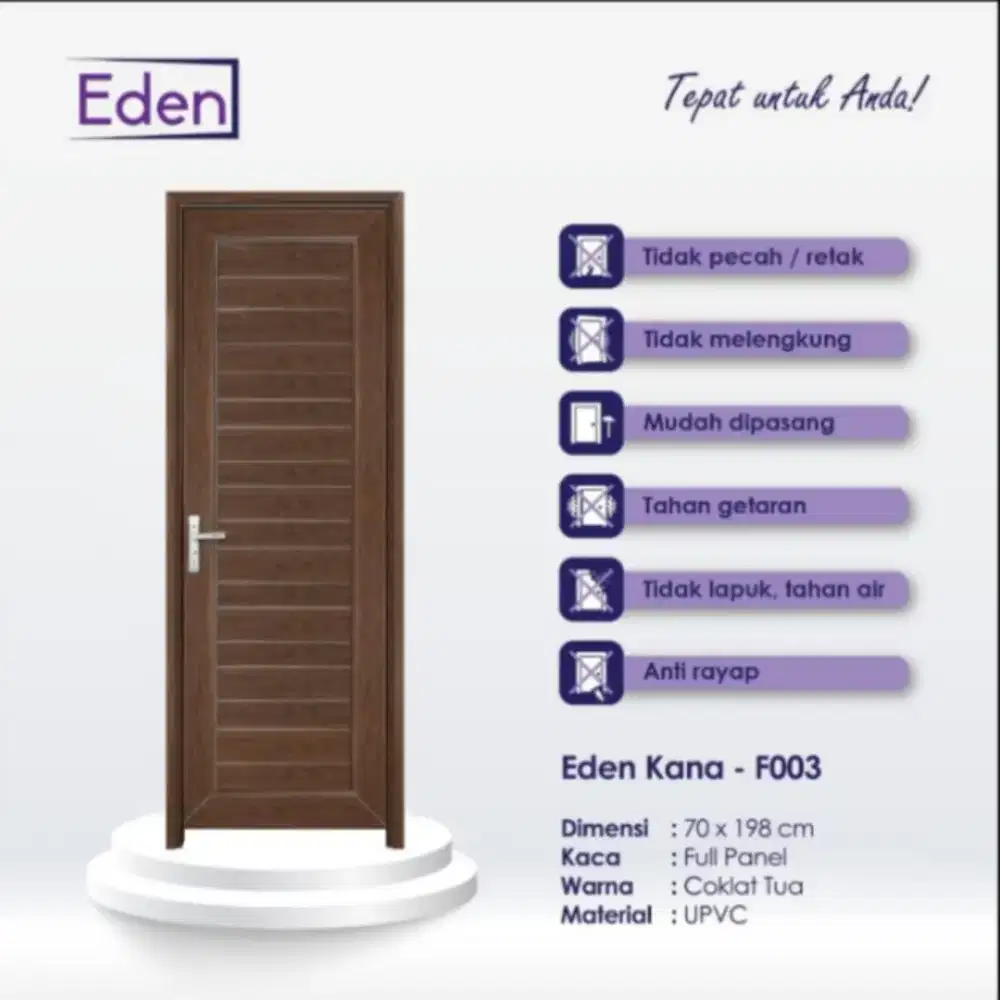 Pintu kamar mandi motif kayu