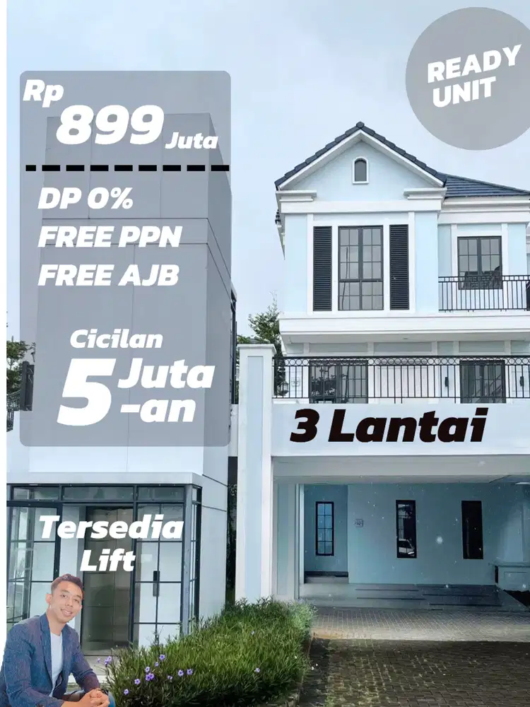 Rumah Tangerang siap Huni Free PPN