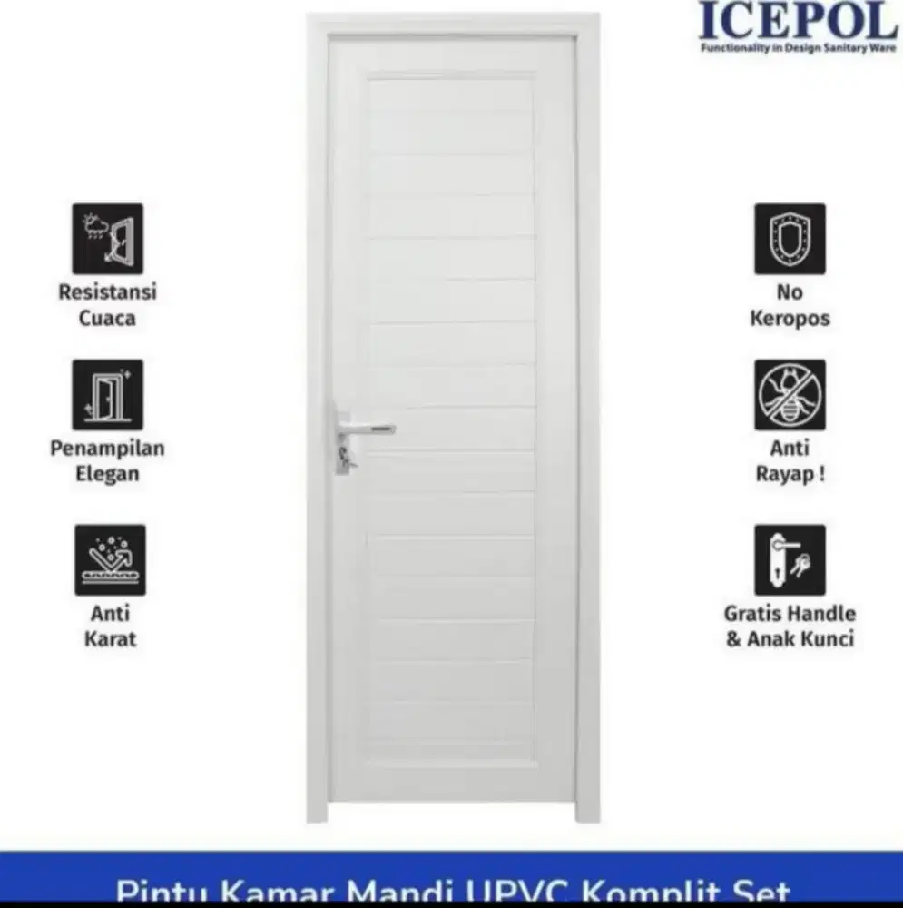 Pintu alumunium ice pool