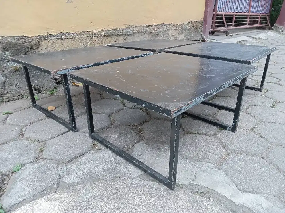 meja lesehan full besi murah