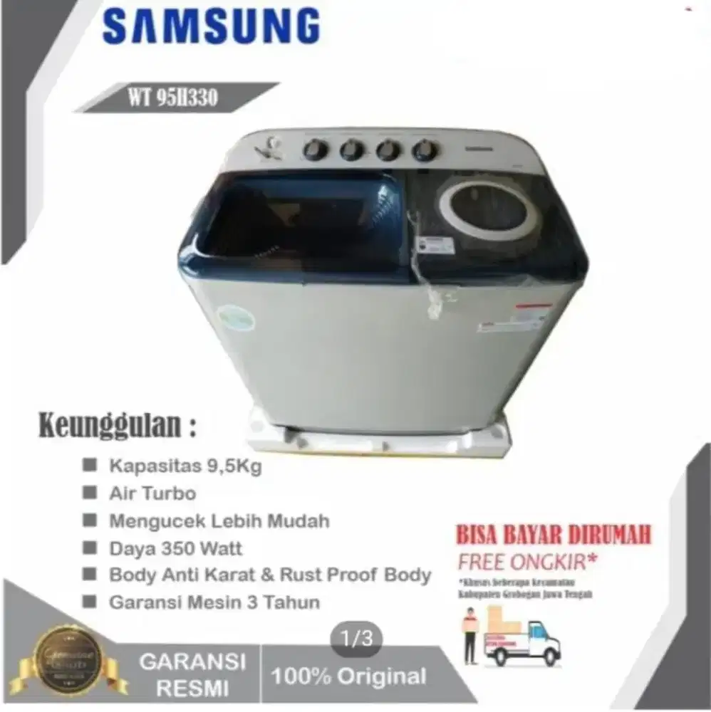 Mesin cuci samsung 9,5kg