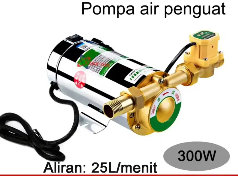 Pompa booster pompa air pendorong toren 300 watt