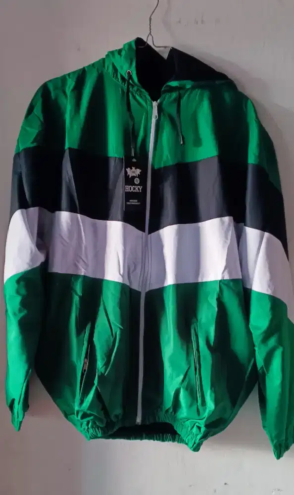 Jaket parasut 3 warna xl