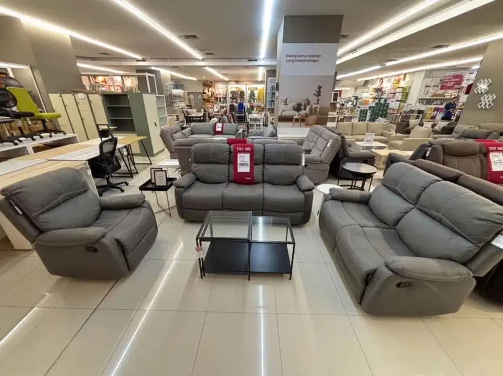 Promo Sofa Set Nathan Recliner