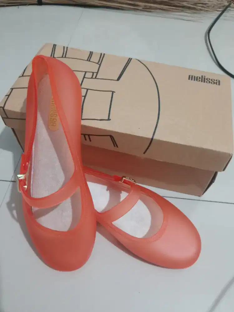 Melissa soft balerina ad clear orange