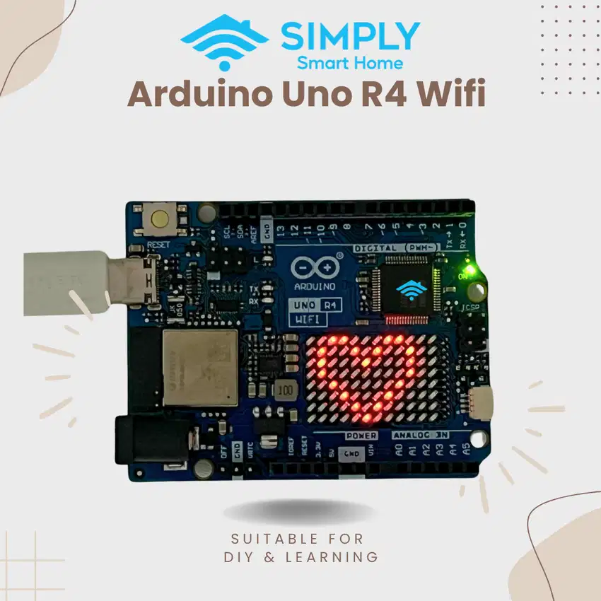 Arduino Uno R4 Wifi - Bonus Kabel USB-C