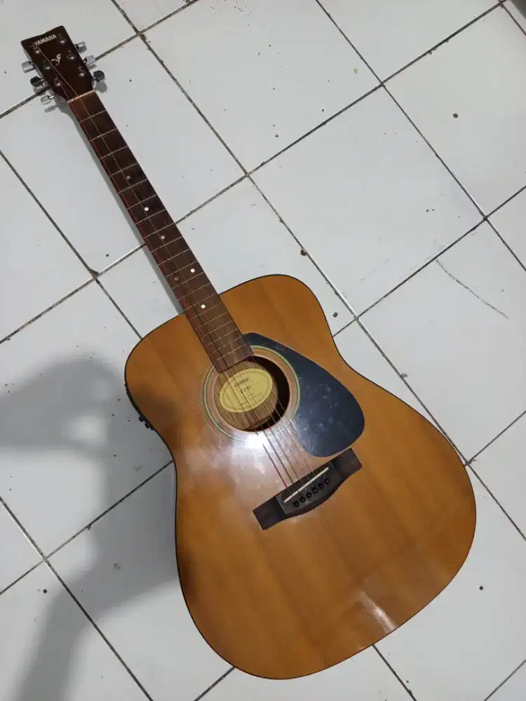 Gitar akustik elektrik Yamaha F310 ori sdh pasang preamp seting ceper