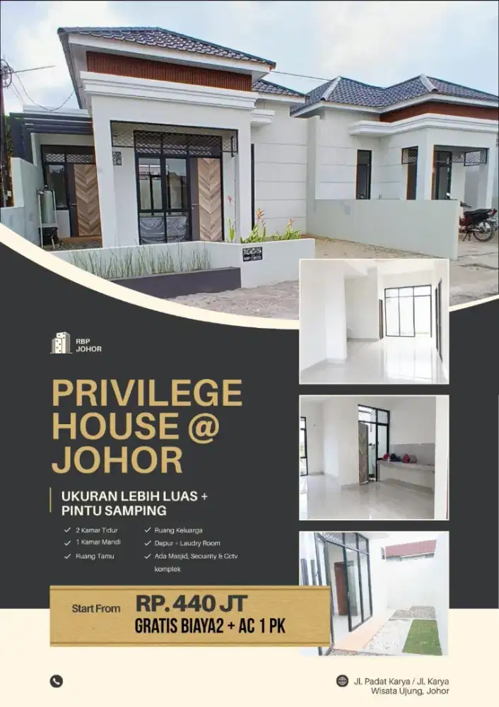 RUMAH SIAP HUNI PROMO LOKASI JOHOR