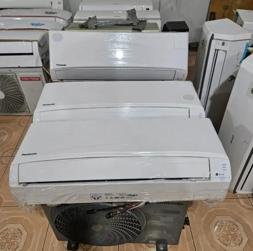 JUAL AC PANASONIC 1/2 PK DAN 1 PK SEKEN BEKAS DAN SECOND
