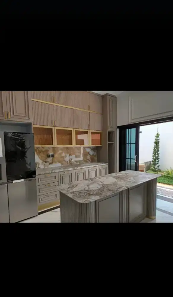 Top meja dapur marmar & granit quwadra