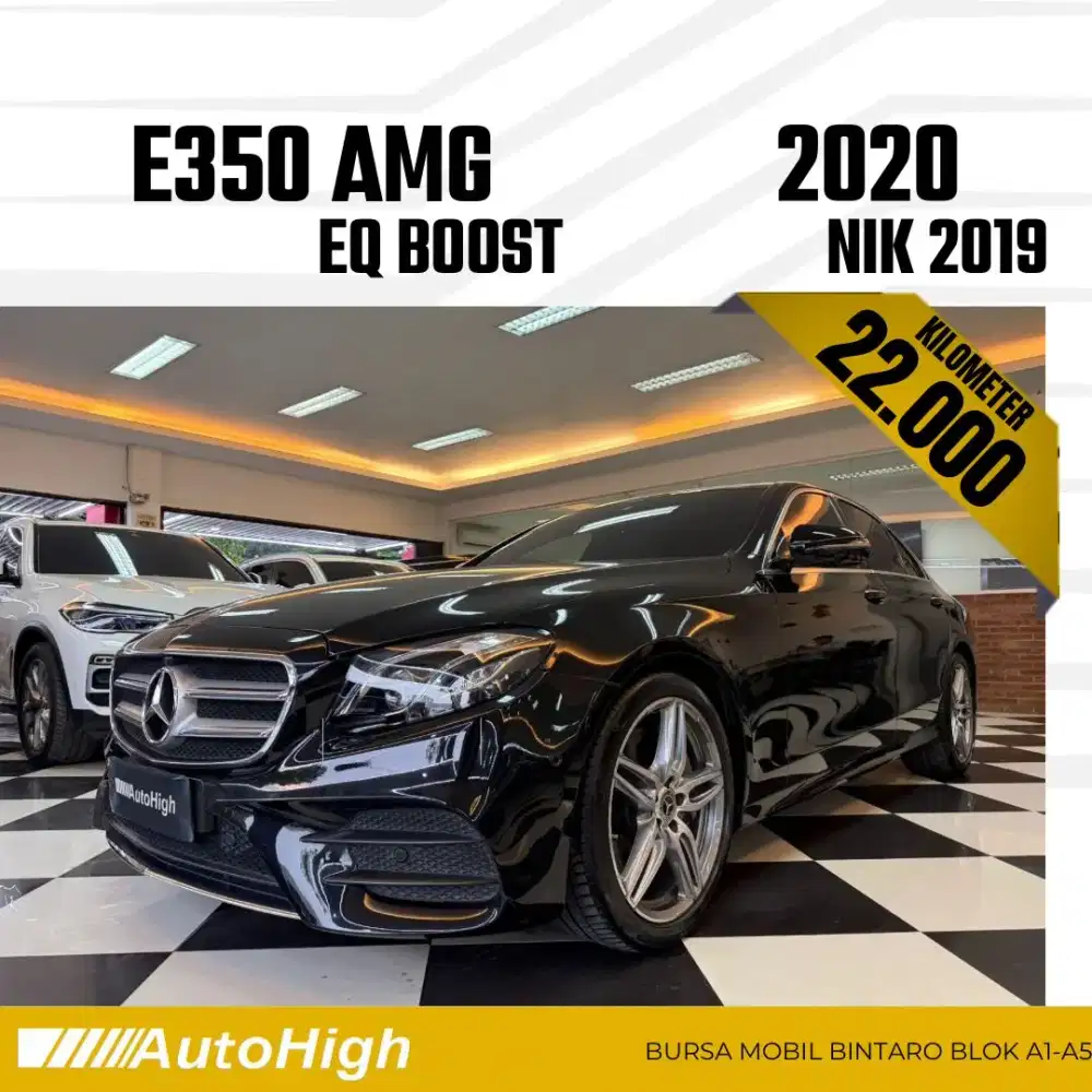 DP10% [Km22.000] E350 AMG 2019 Black Reg 2021 #AUTOHIGH