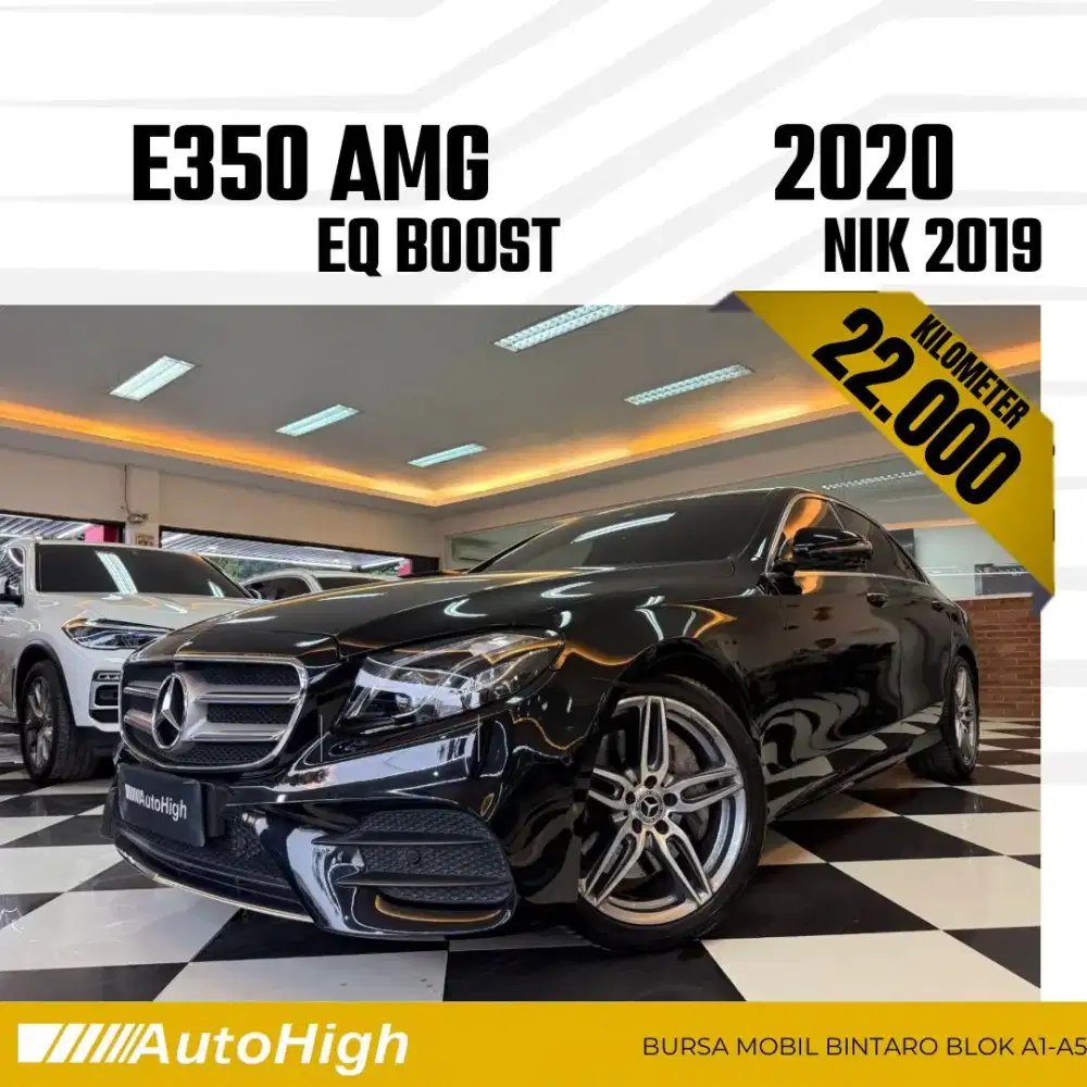 DP10% [Km22.000] E350 AMG 2019 Black Reg 2020 #AUTOHIGH