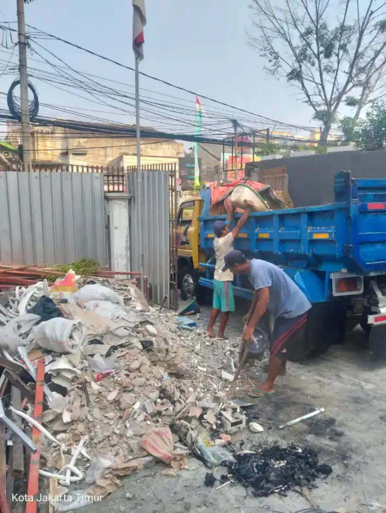 Jasa buang puing barang bekas & jual urugan