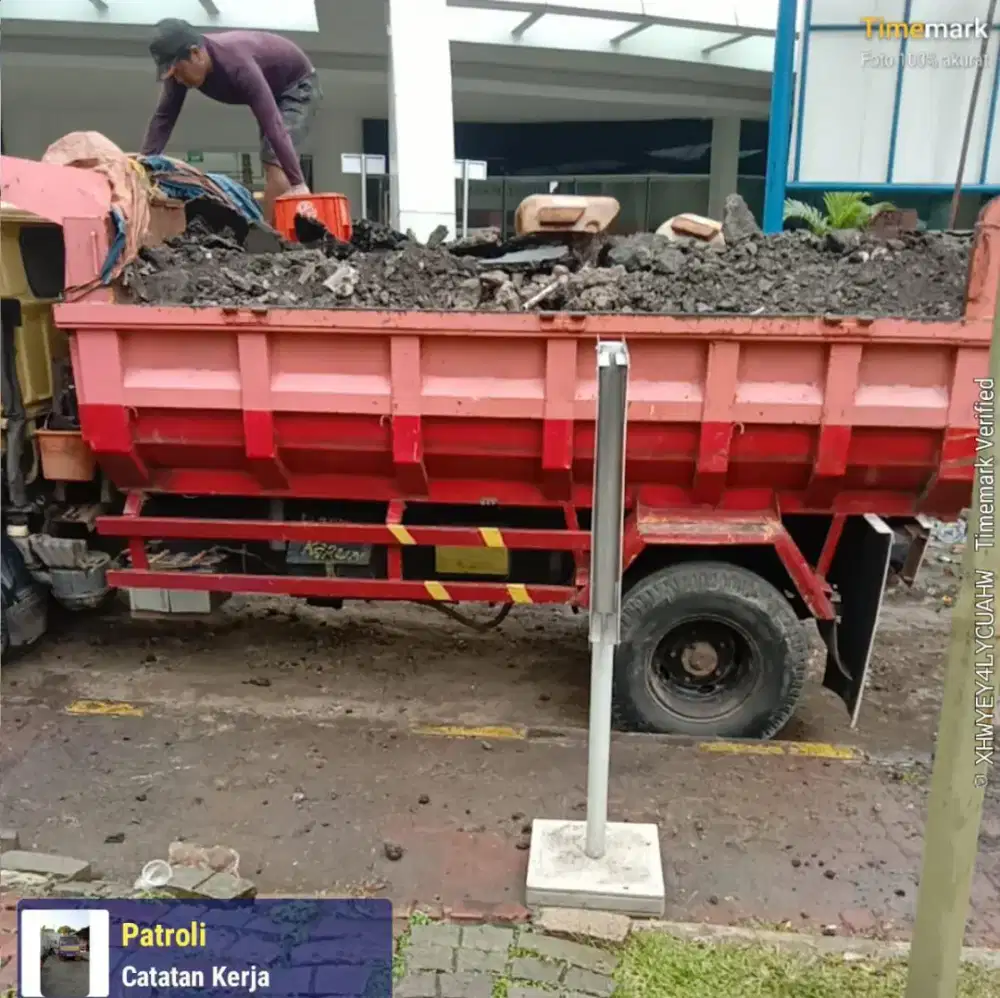 Jasa buang puing barang bekas dan jual urugan murah