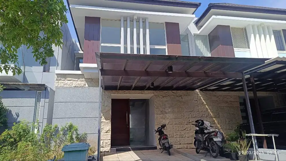 Rumah baru minimalis lingkungan tenang one gate Graha Natura Intiland