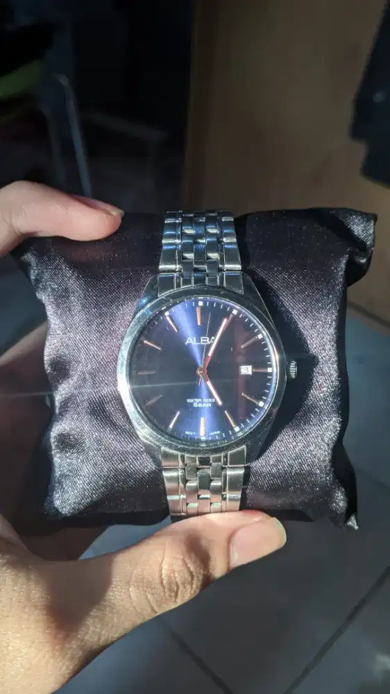 Alba watch AS9Q95 / AS9Q95XI Quartz Blue Dial Stainless