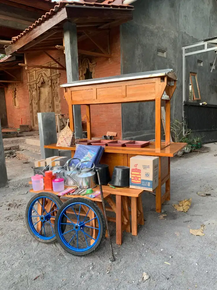 Rombong angkringan, gerobak angkringan paket komplit