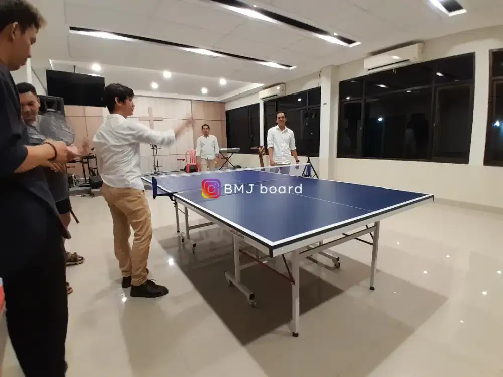 (Baru) TENIS MEJA PINGPONG MDF 18MM FULLSET