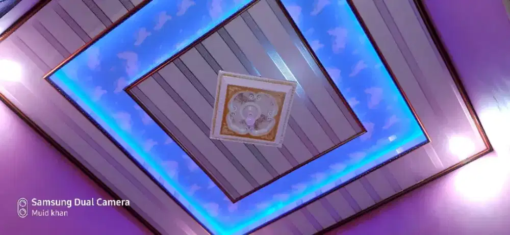 Jasa pemasangan plafond gypsum pvc partisi canopy wallmolding murah