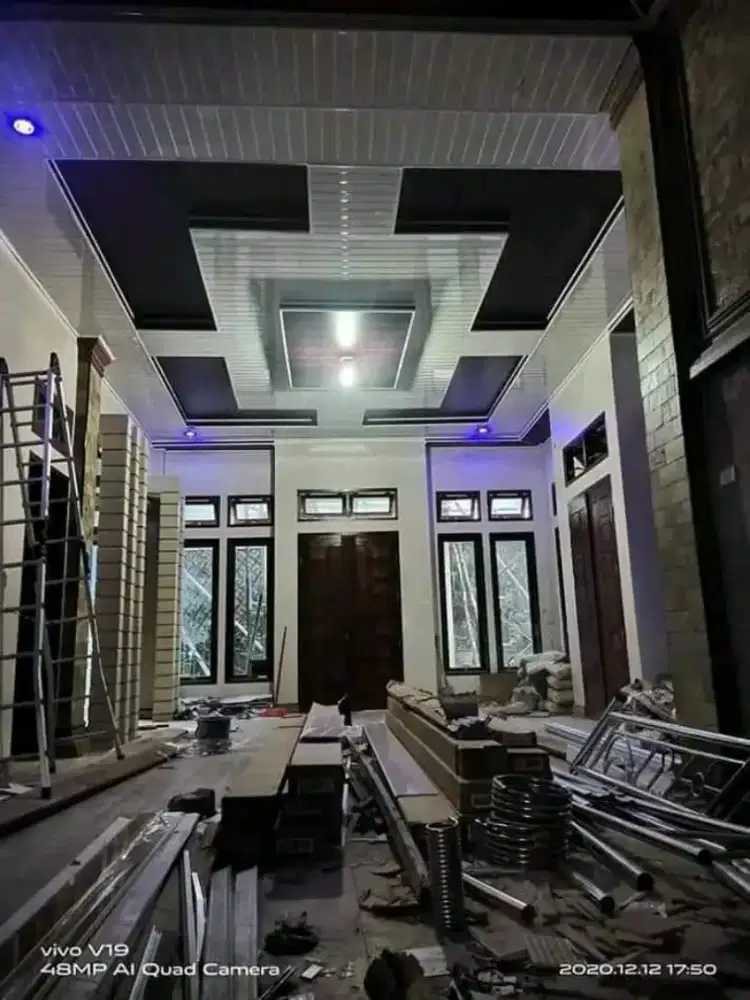 Erka gypsum spesialis pasang plafon gypsum pvc partisi wallmolding