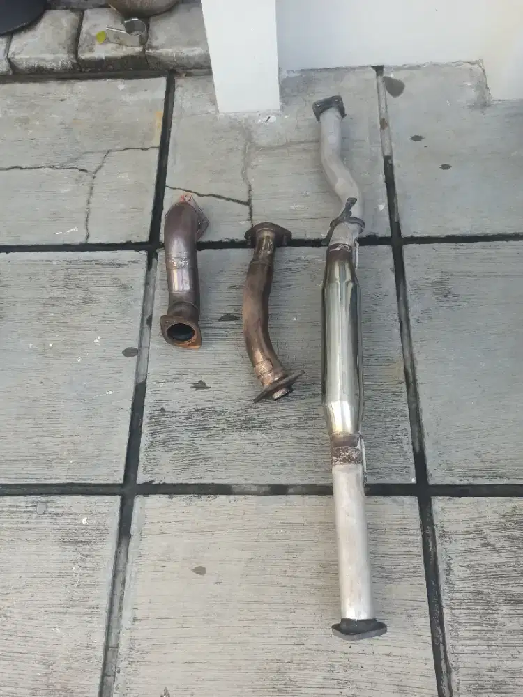 Knalpot pajero sport exceed 09-15 Kansai downpipe+frontpipe+centerpipe