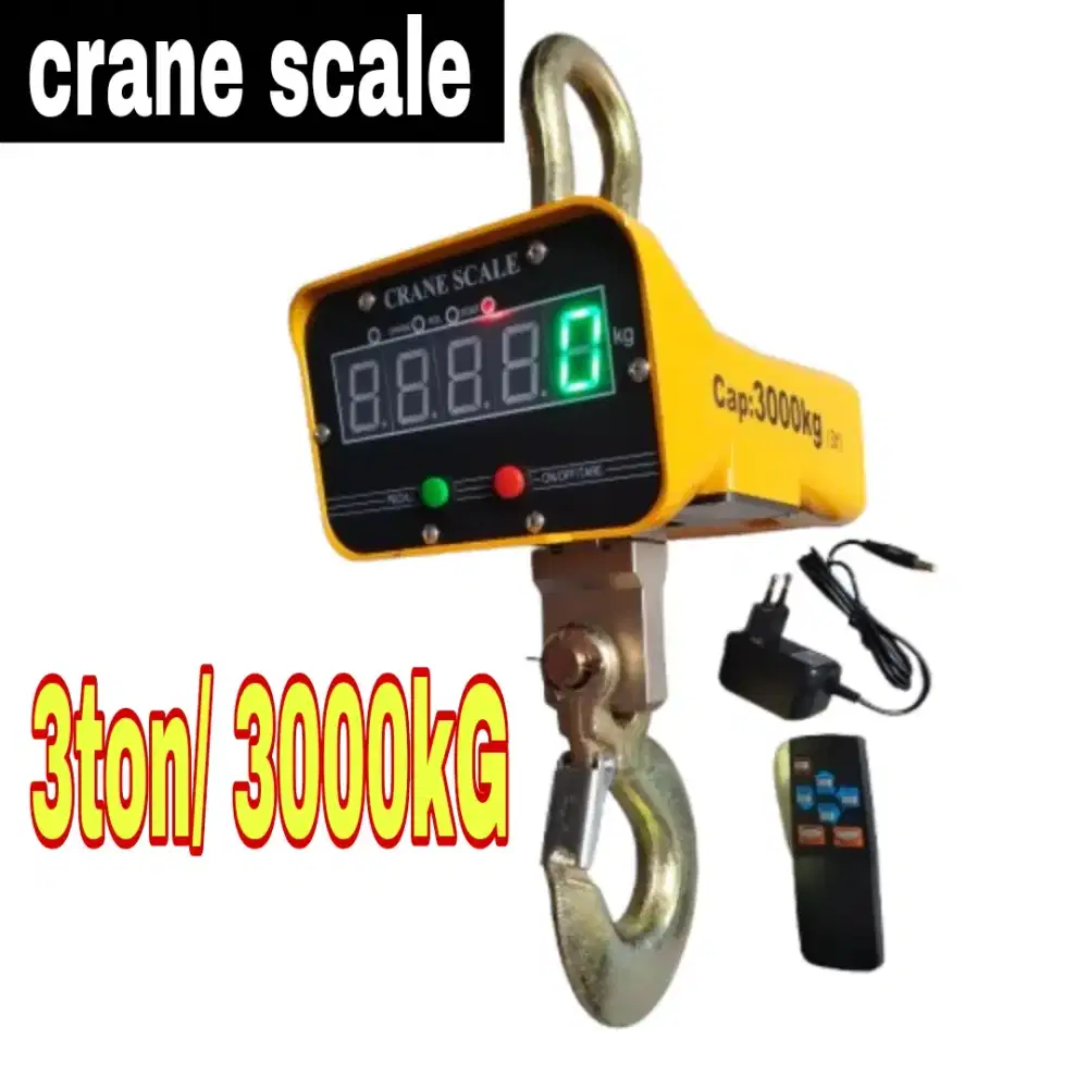 timbangan digital gantung ocs 3000kg/3ton + remot