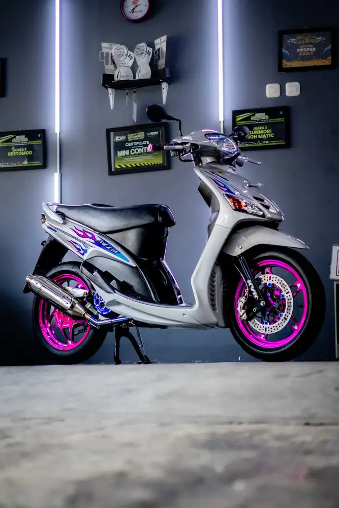 YAMAHA MIO TAHUN 2006 FULL RESTORASI DAN MODIFIKASI