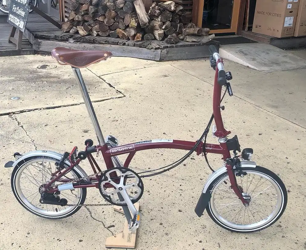 Brompton Classic Edition Oxblood Red Limited