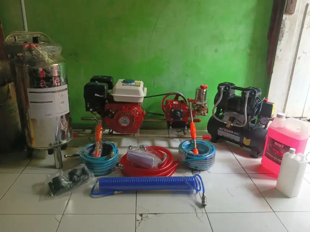 ALAT MESIN STEAM SALJU LENGKAP SIAP PAKAI